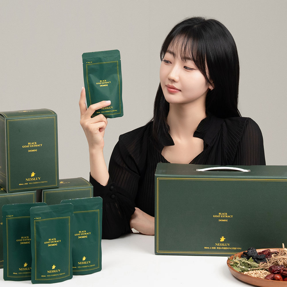 네스럽 흑염소진액 엑기스 흑염소즙 흙염소 효능 90ml x 30포 남성용 - 상세 이미지 3