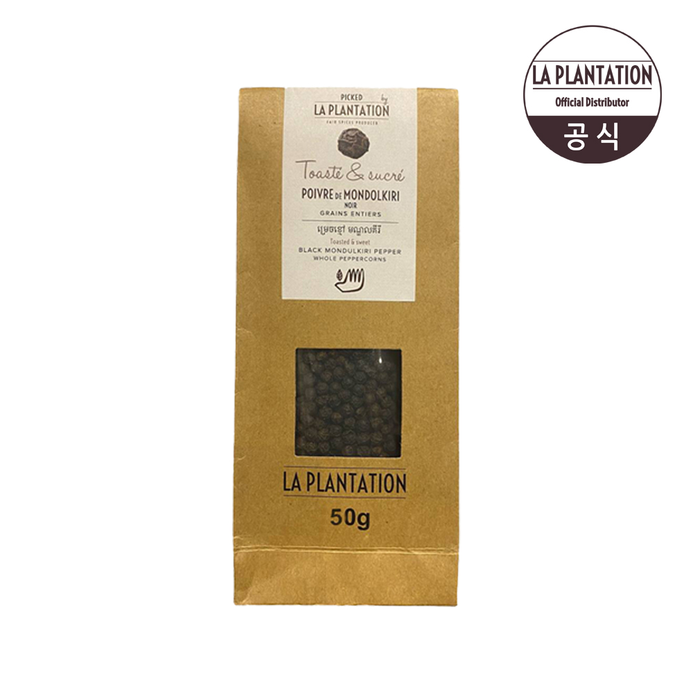 라 플랜테이션 캄보디아 몬돌끼리 흑후추 50g - 상품 이미지