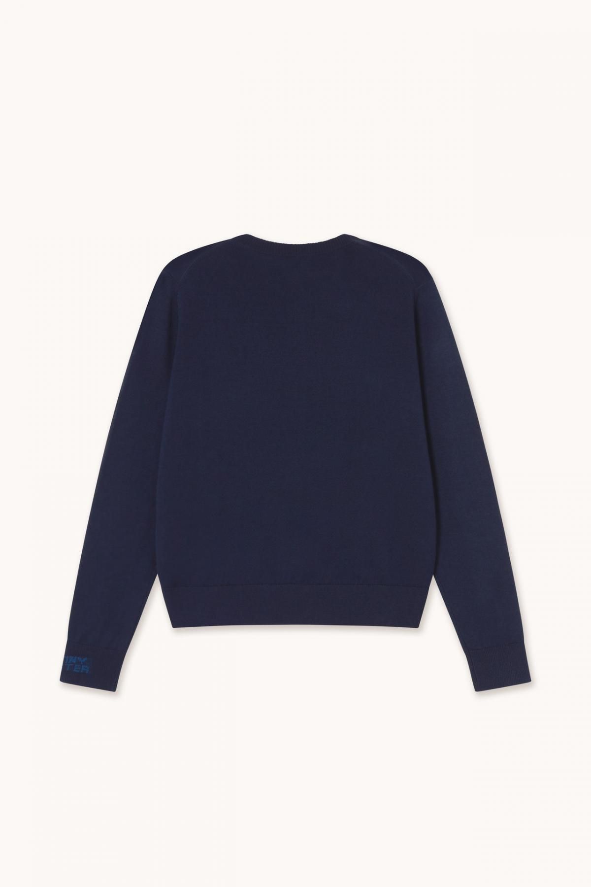 타이니코튼 베이직 네이비 버튼 카디건 AW25-690107 NAVY - 상세 이미지 2