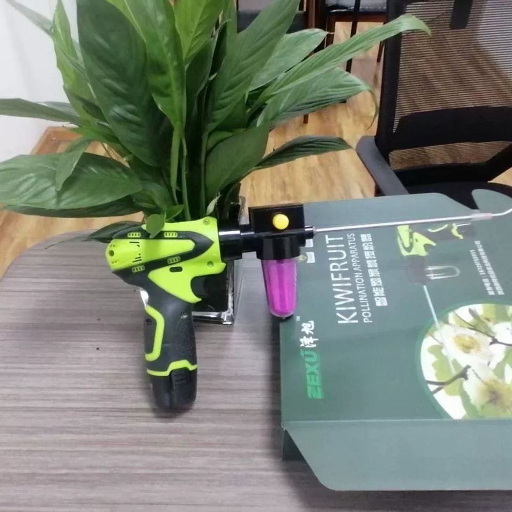 꽃가루 분사기 과일 수정기 농업용 교배 장치 텃밭 살 A. 스마트 전기 수분기 2개 배터리 이미지 6