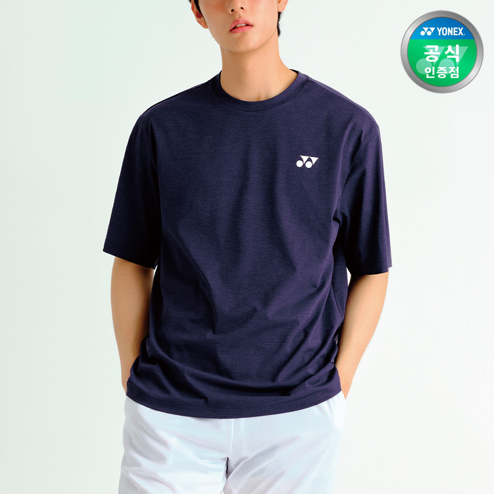 요넥스 253TS036U 배드민턴 오버핏 반팔 티셔츠 남녀공용 미드나잇 가격 비교 요넥스공식인증점 스포츠진 요넥스 253TS036U 배드민턴 오버핏 반팔 티셔츠 남녀공용 미드나잇