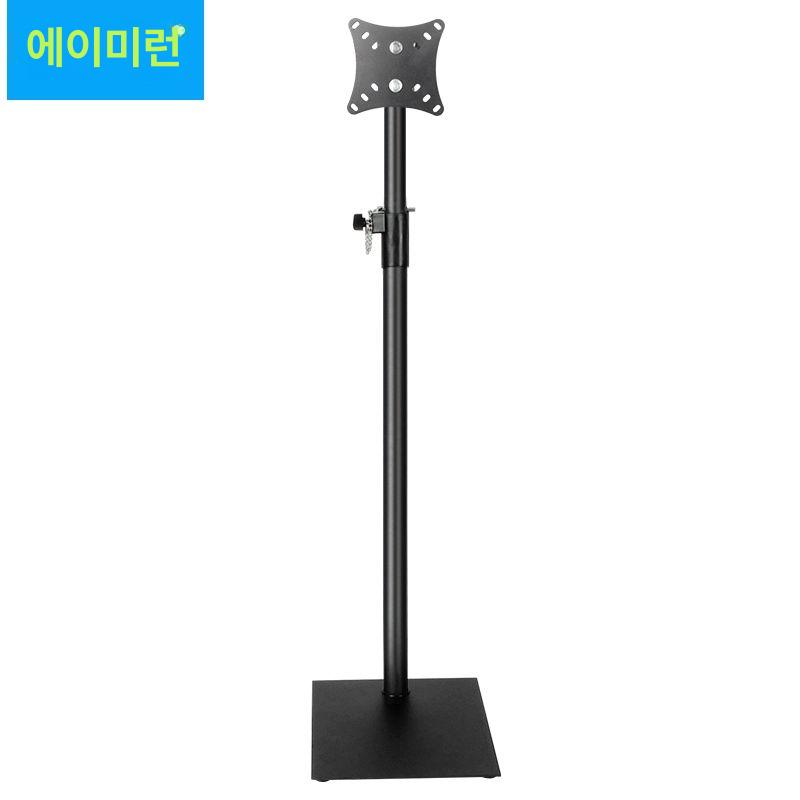 모니터 플로어 스탠드 수평 화면 노트북 수직 모니터 스탠드 바닥 높이 조절 가능 - 상세 이미지 2
