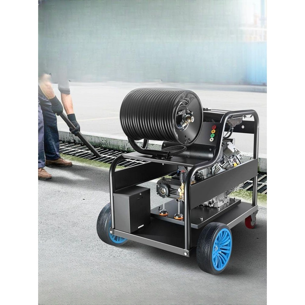 220v 고압 세척기 5.5kw 리판 가솔린 쌍기통 70리터 청소 550mm - 상세 이미지 2