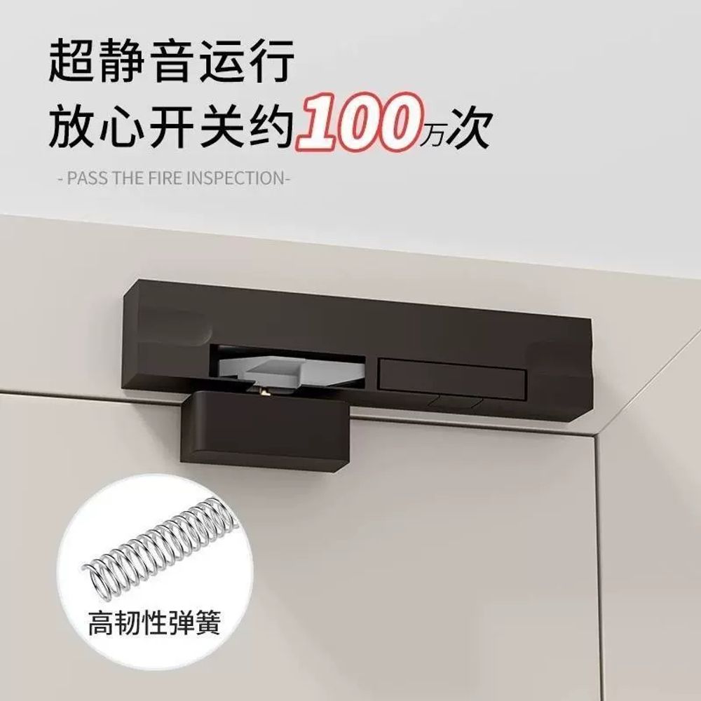 도어클로저 자동문닫힘 방화문 도어 댐퍼 유압 A. 표면 장착 도어 클로저  흰색 플라스틱 - 상세 이미지 4