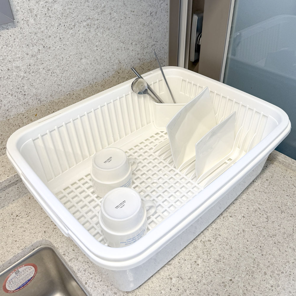 뚜껑있는 싱크대 설거지 식기건조대 그릇거치대 이유식보관함 - 상세 이미지 3