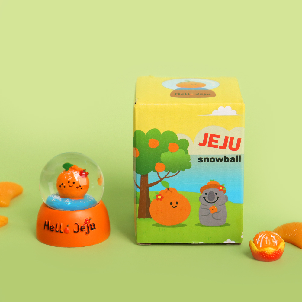 제주스노우볼 한라봉 감귤 워터볼 제주도기념품 여행 선물