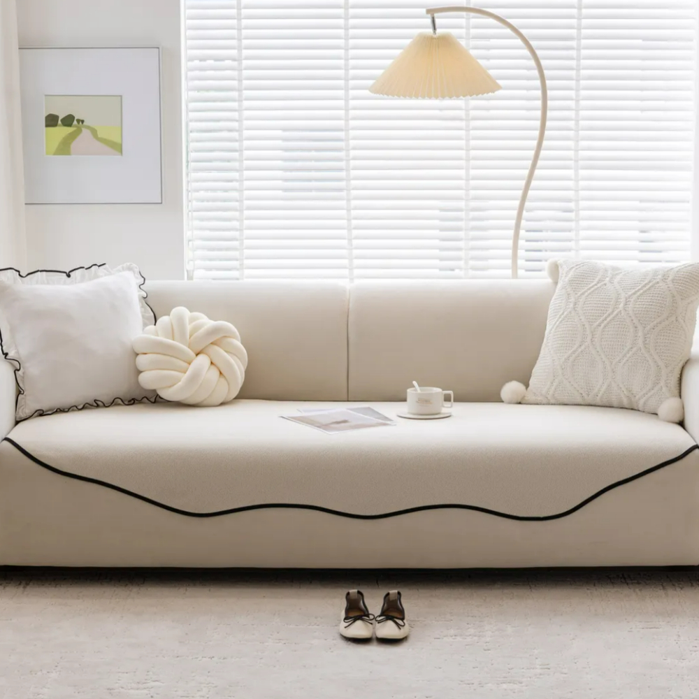 사계절 소파패드 비정형 모던 오염방지 넓은 소파 매트 커버 3인용 4인용