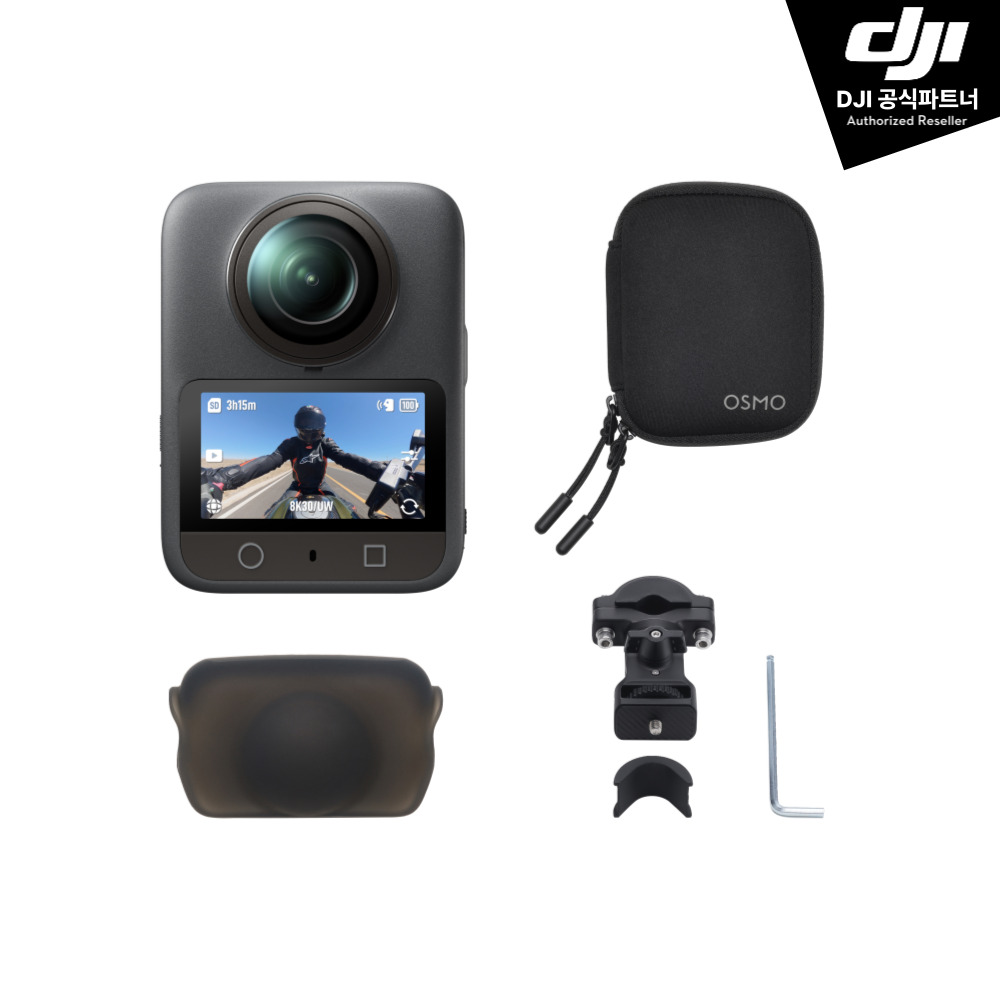 DJI Osmo 360 모터사이클 핸들바 POV 콤보