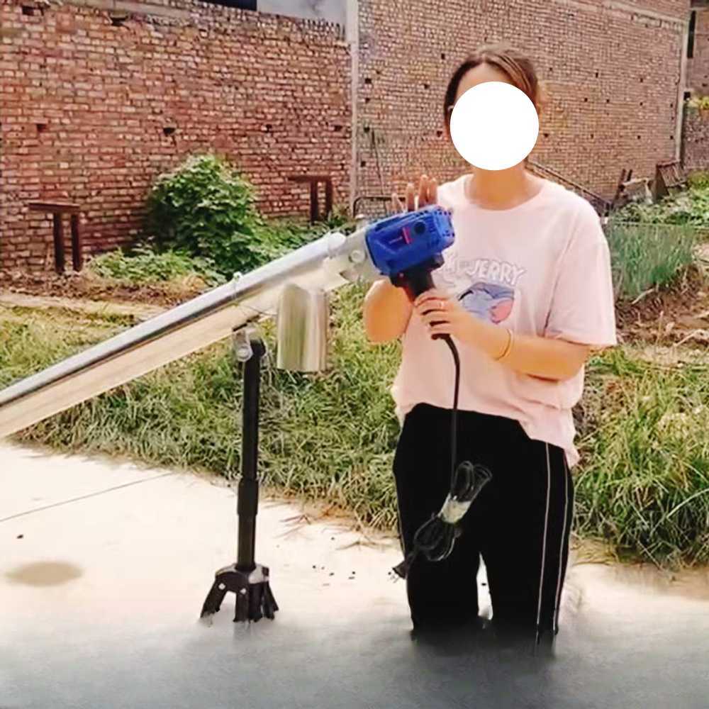 곡물 이송기 스텐 강관형 곡식 운반 이동식 장비 장치 1.5m 중심축+지지대 114mm - 상세 이미지 4