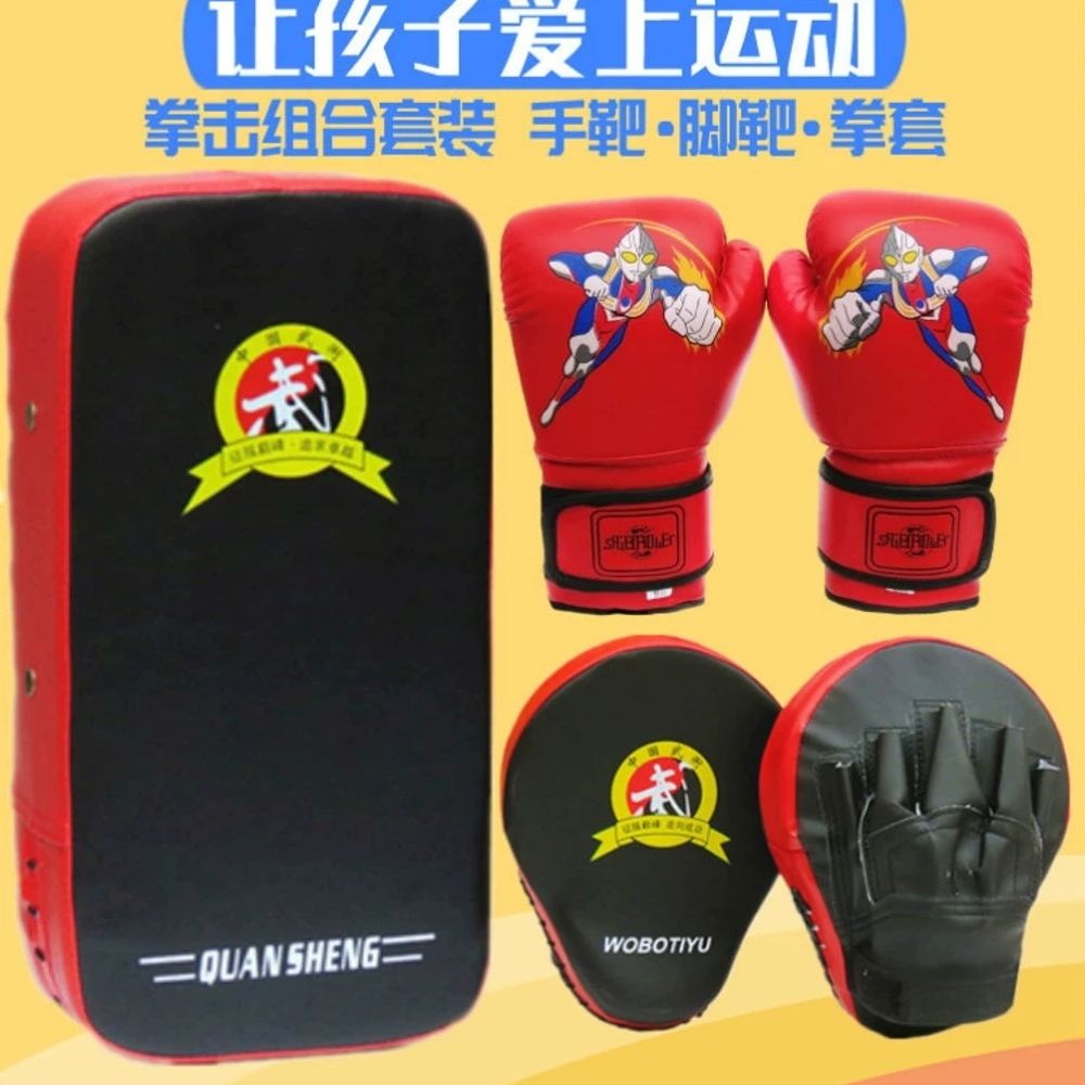 복싱 권투 가죽 글러브 무에타 A. Ultraman 전문가 두꺼운 업그레이드, A. 4oz - 상세 이미지 2