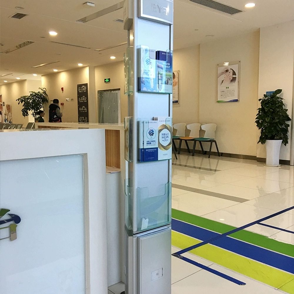 리플렛꽂이스탠드 팜플렛 거치대 전단지 A4 신문 미니 A. A4 경사 문서 홀더 모델 Z4 - 상세 이미지 4