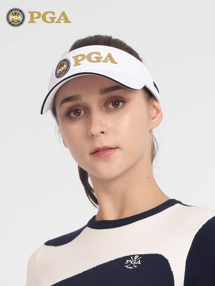 PGA 여성 골프 모자 자외선차단 통풍 흡습 기능성 썬바이저 오픈탑 썬캡 라운딩 필수템 - 상세 이미지 2