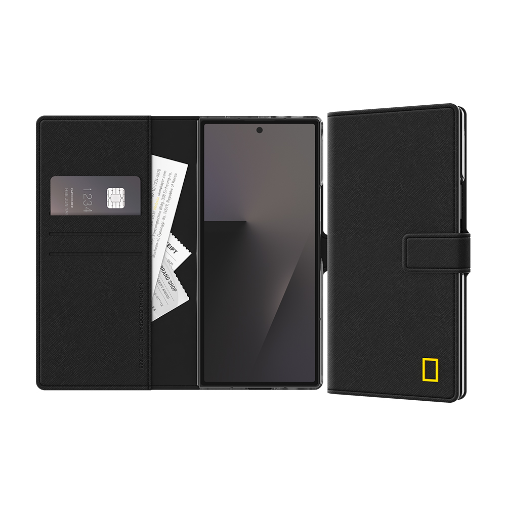 내셔널지오그래픽 비즈니스 월렛 케이스 블랙, 갤럭시Z 폴드7