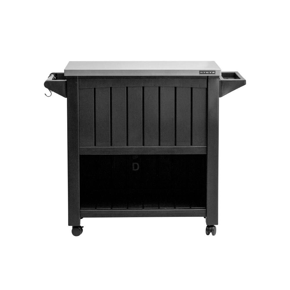 스테츠 바베큐 프렙테이블 정원 테라스 이동식 야외 조리 테이블