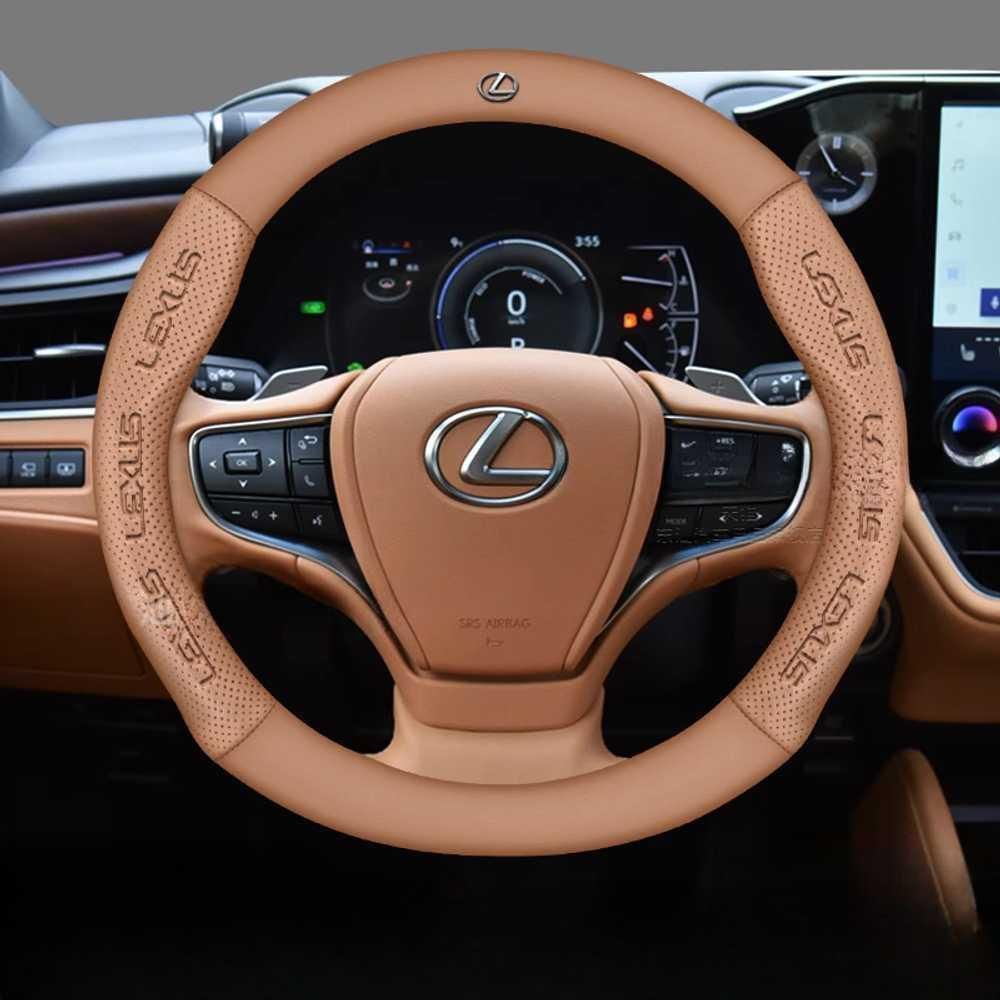 렉서스 차량 핸들커버 핸들 ES300H 커버 A. Lexus 스티어링 휠 커버 Akiyam - 상품 이미지