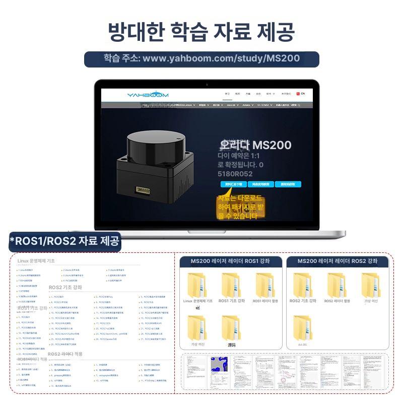 모듈 거리측정 라이다 적외선 레이더 자율주행 MS200 라이더 - 상세 이미지 4