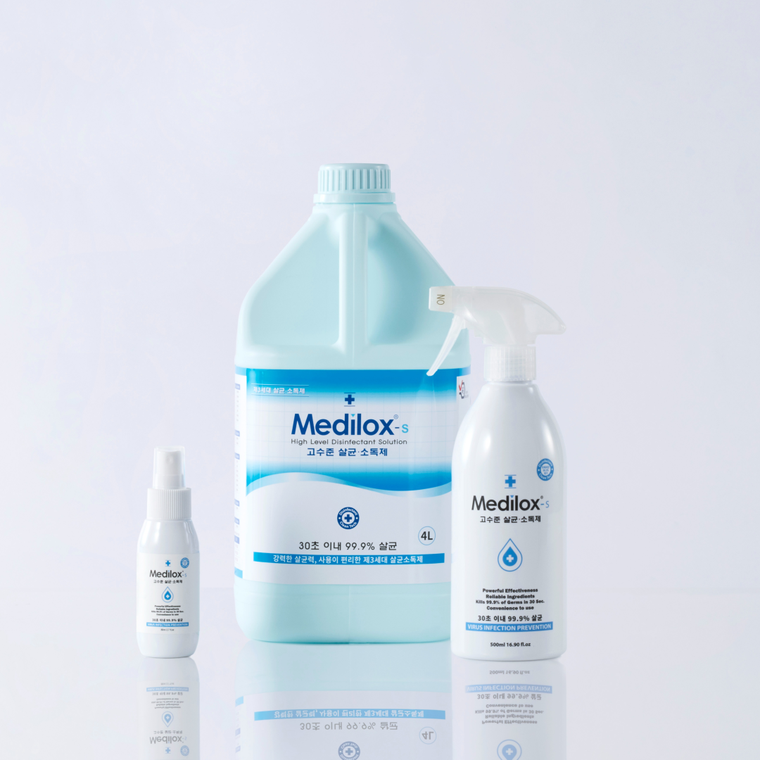 메디록스 S 고수준 살균 소독제 4L+휴대용 S80ml 1개 - 상세 이미지 3