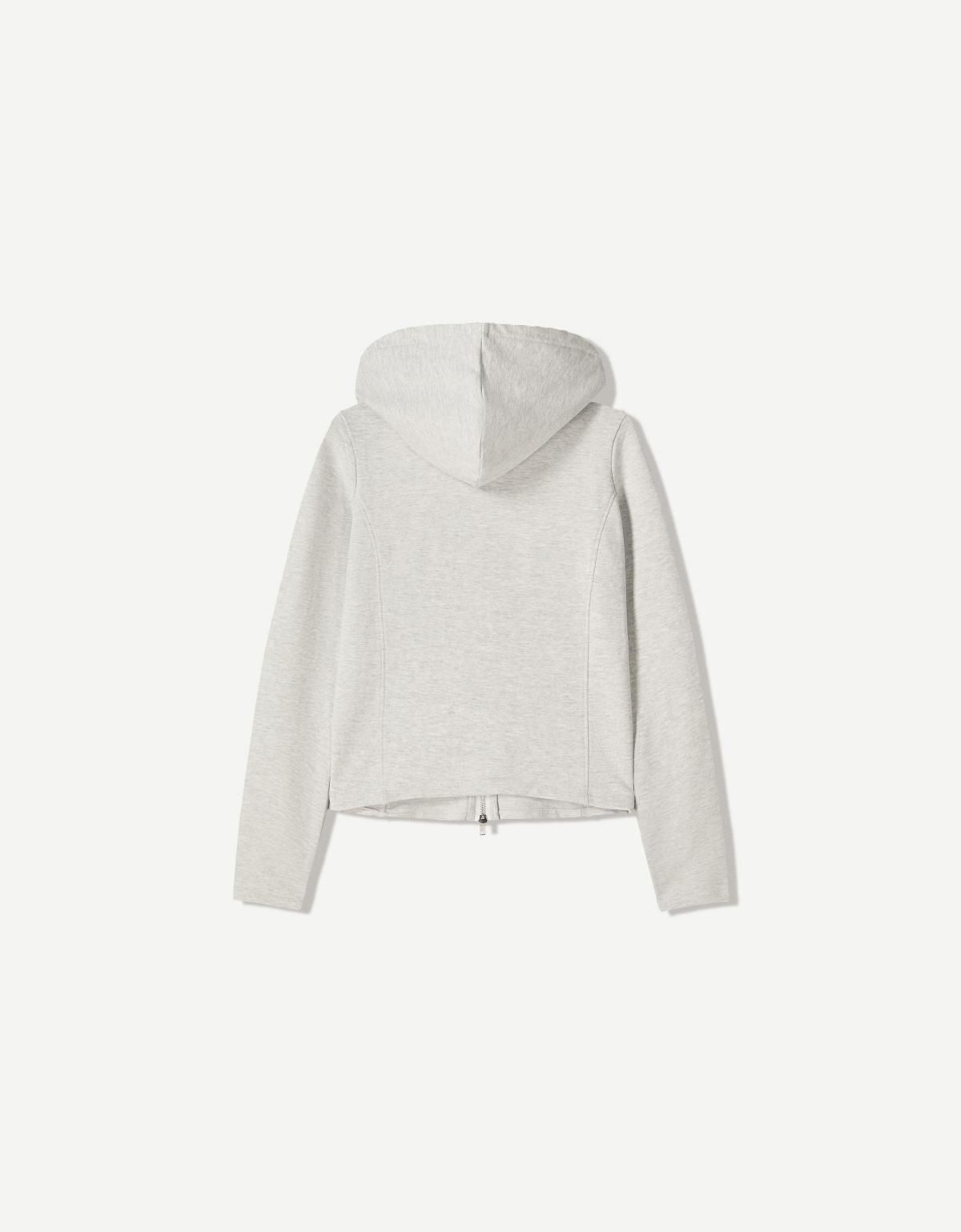 버쉬카 베이직 라이트그레이 집업 후드티 7004/478 GREY - 상세 이미지 2