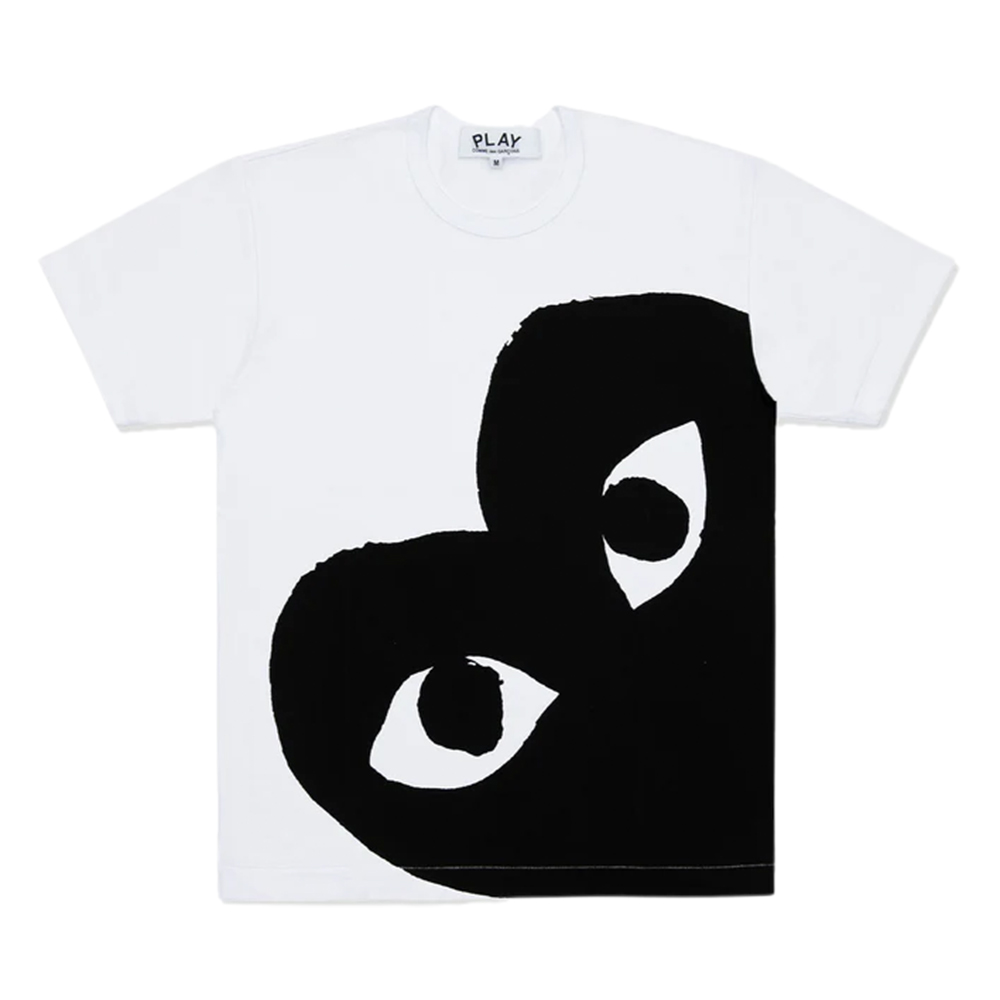 꼼데가르송 반팔티 Cotton Jersey Print/Black Ax-T347-051 - 상품 이미지