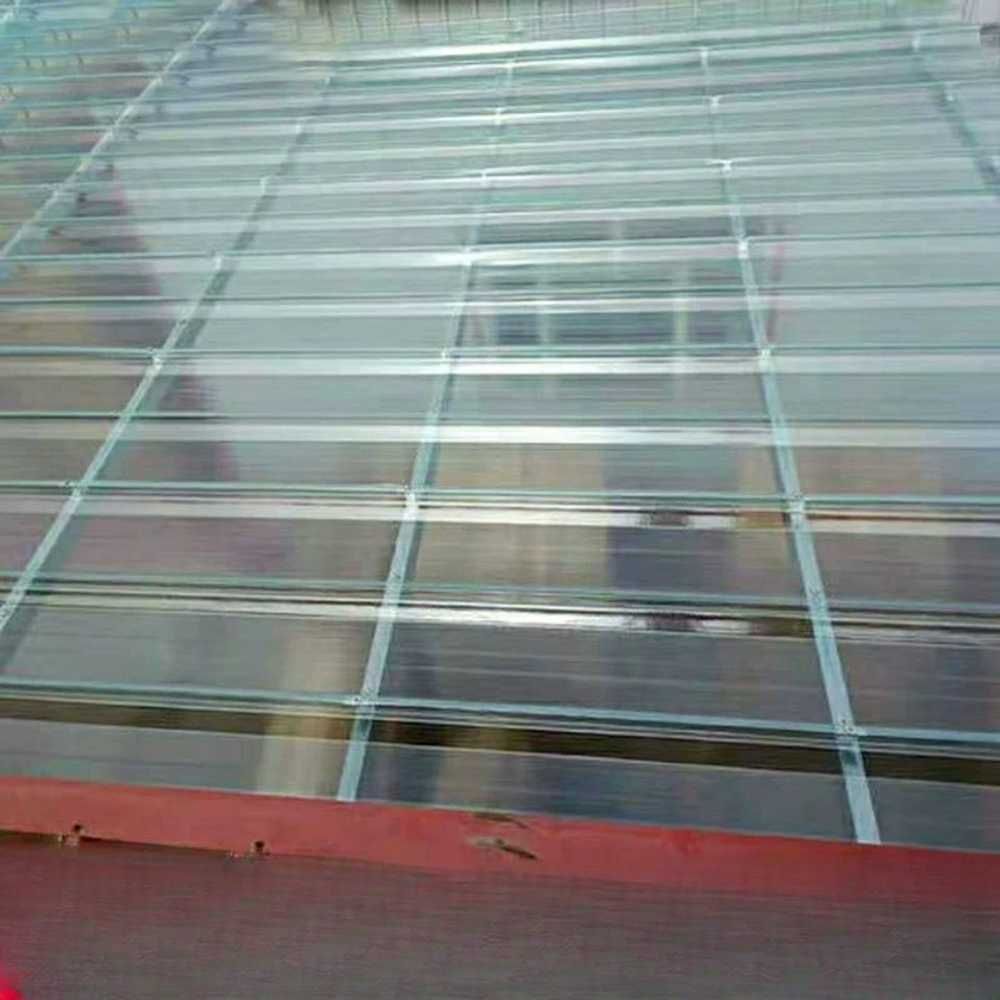 플라스틱 스레트 투명 지붕재 판넬 슬레이트 지붕 A. 1 미터 길이 1 mm 두께 1 조각 - 상품 이미지