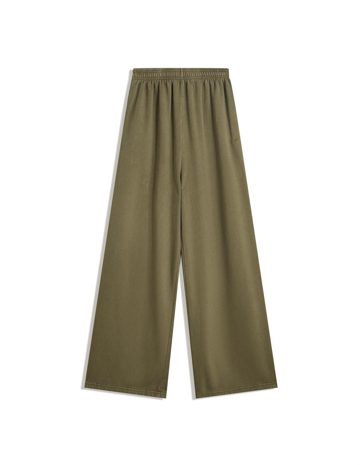 버쉬카 와이드핏 스토퍼 플러시 조거 팬츠 5103/700 KHAKI - 상세 이미지 3