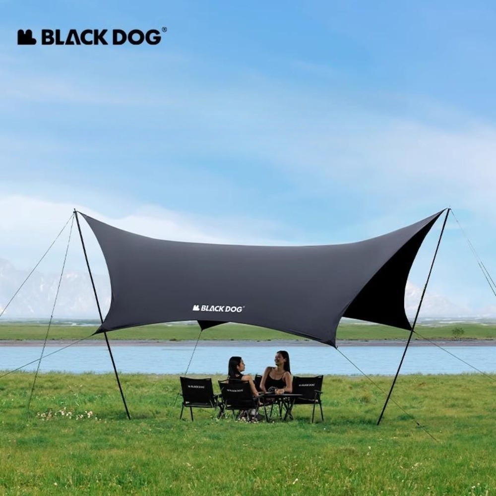 BLADOG 방수 캠핑 타프 쉘터 비바람 차양 17m² 밤색-블랙PVC 8-12인 추천