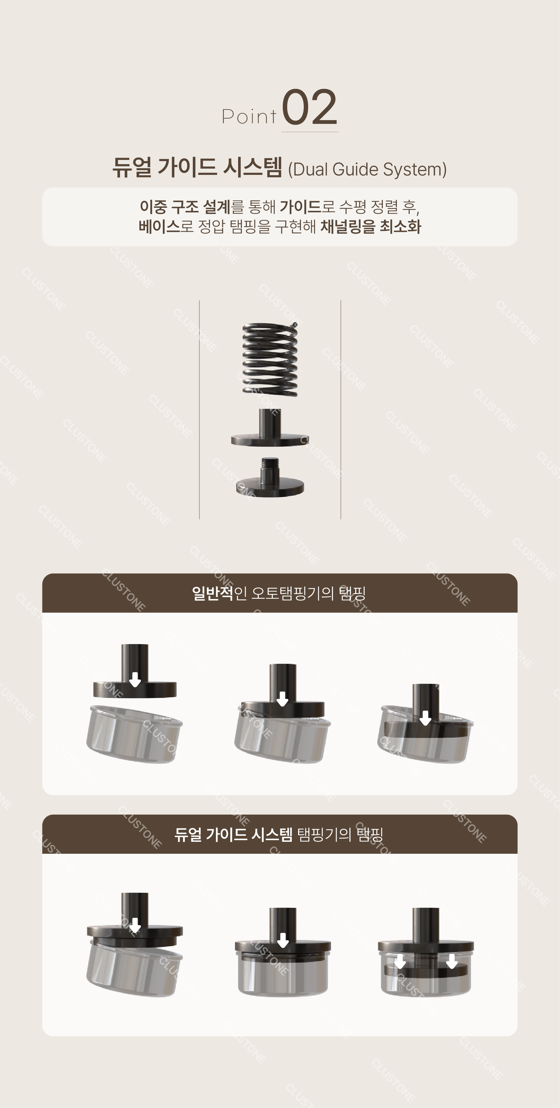 클러스톤 디오티 자동 오토탬핑기 - 상세 이미지 4