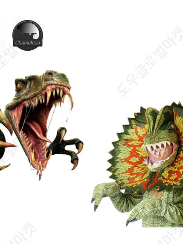 할로윈코스튬 공룡옷 소품 분장 코스프레 빅사이즈 풍선옷 삼각형 드래곤 - 상세 이미지 4
