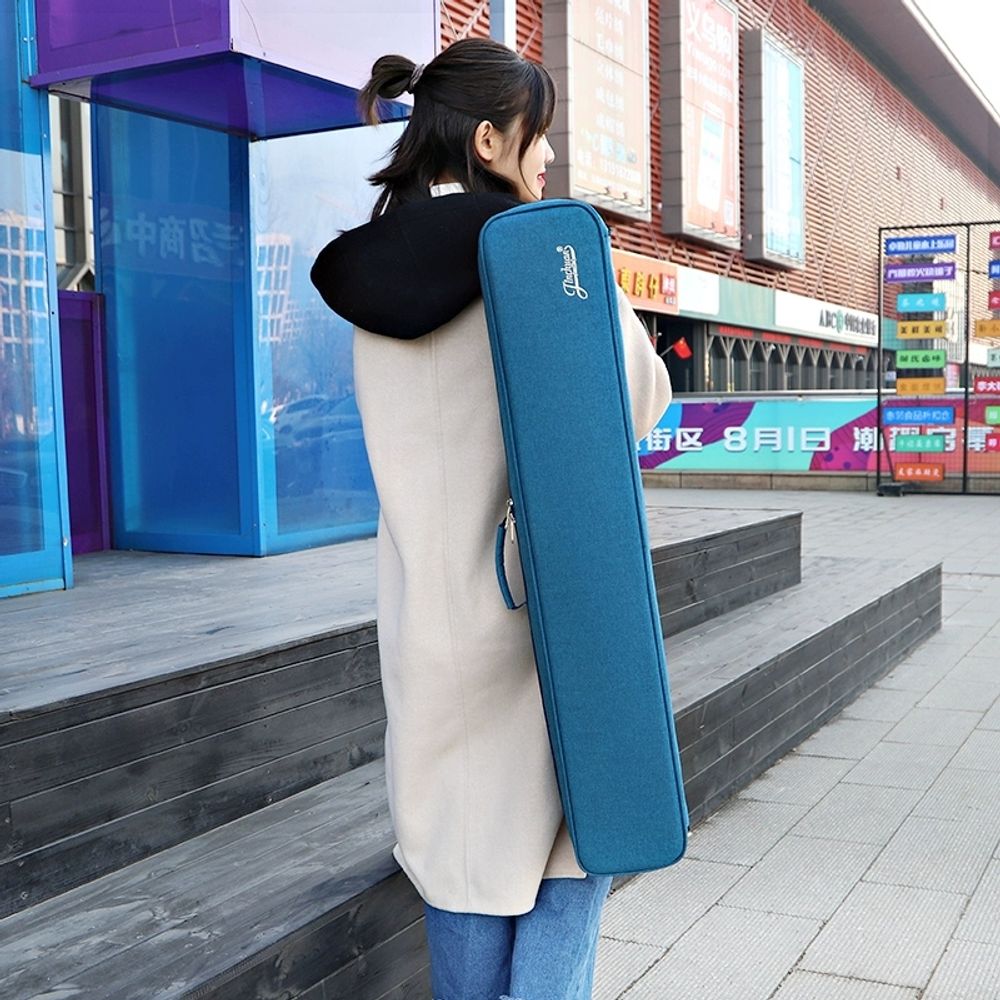 대금케이스 피리 단소 취미용 연주용 플룻 두 A. C1901 단일 50cm Navy Blu 이미지 6