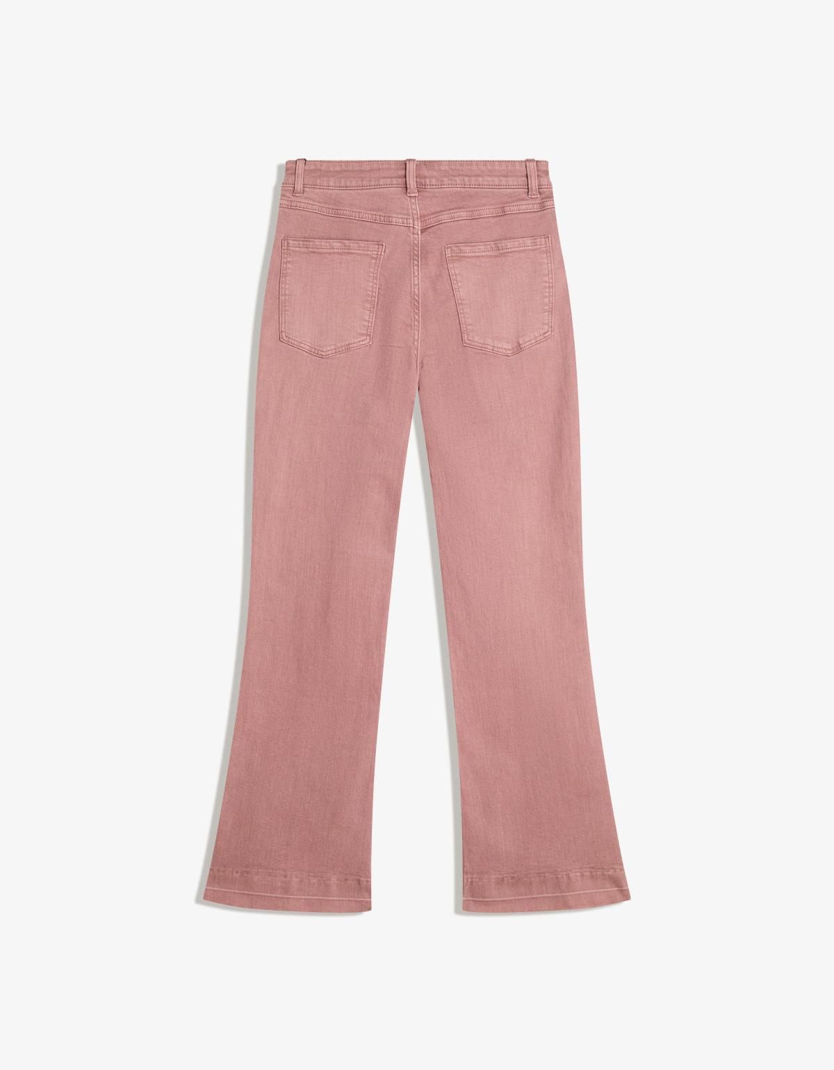 버쉬카 페미닌 크롭 부츠컷 핑크 팬츠 5040/352 PINK - 상세 이미지 5