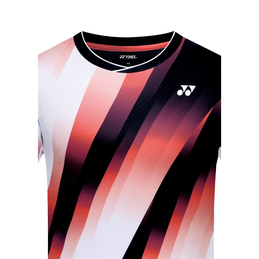 요넥스 253TS027M 배드민턴 반팔 티셔츠 남성 게임웨어 레드 - 상세 이미지 4