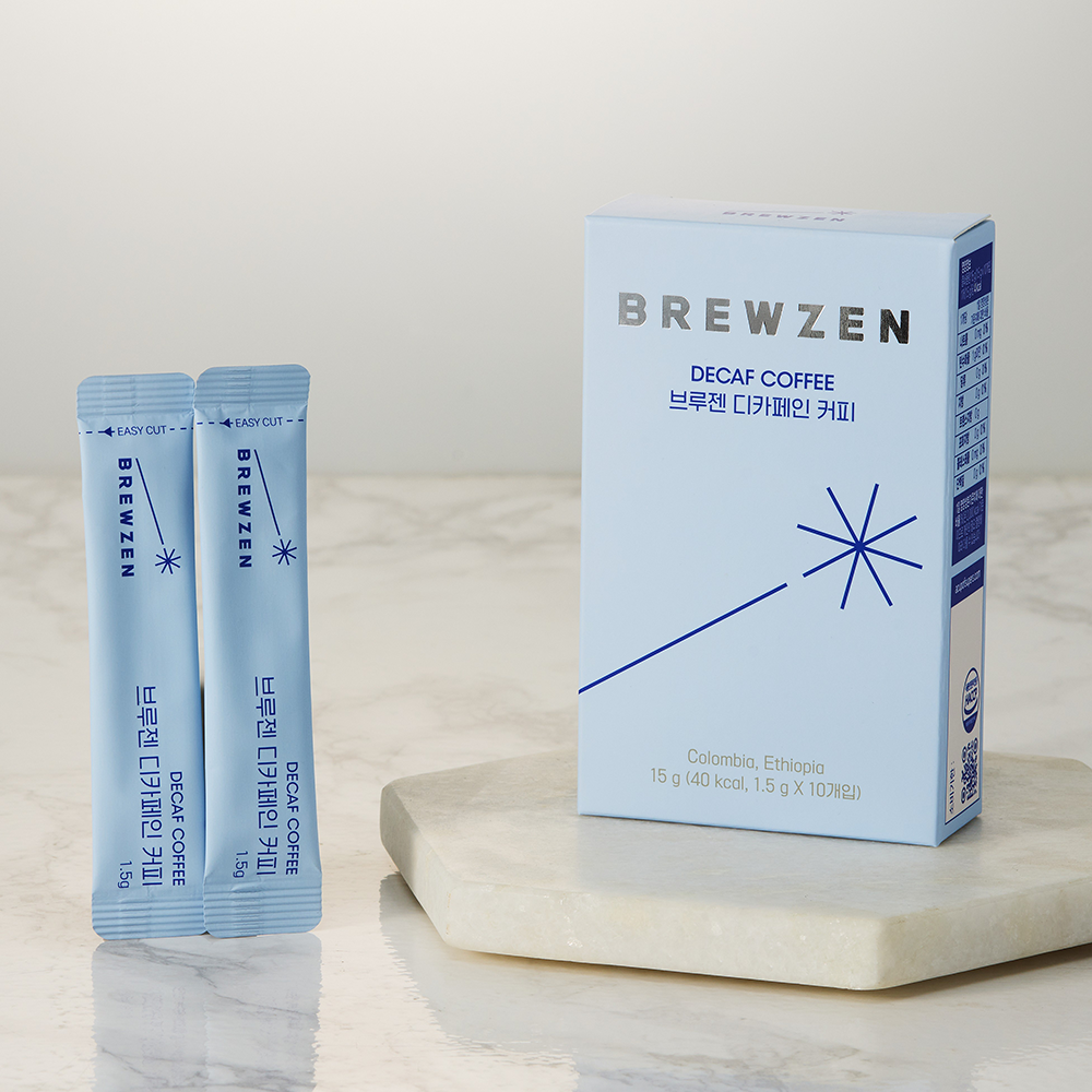 브루젠 디카페인 커피(10개입) 콜드브루 더치커피 스틱커피 - 상품 이미지