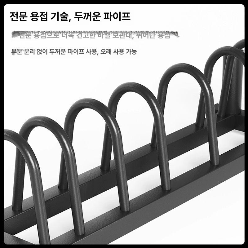 이동식 원판 거치대 넣을 바퀴형 수납 바벨정리대 소형 - 상세 이미지 5