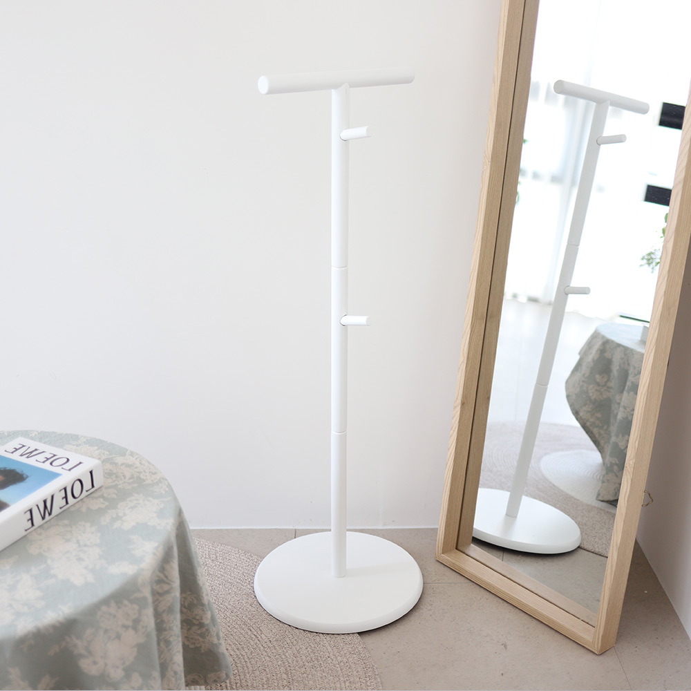 [덕하우스] 원목 가방 책가방 핸드백 걸이 로우 스탠드 행거 행어 다용도 거치대