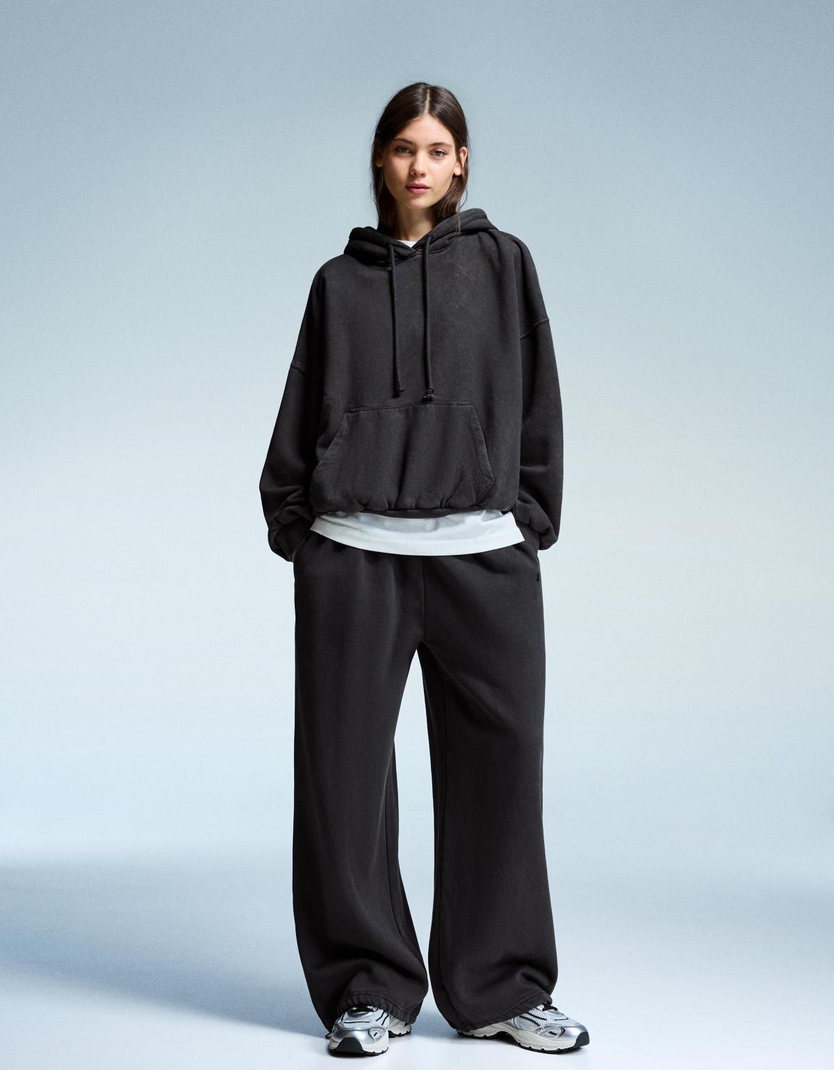 버쉬카 와이드핏 스토퍼 플러시 조거 팬츠 5103/700 DARK GREY - 상세 이미지 5