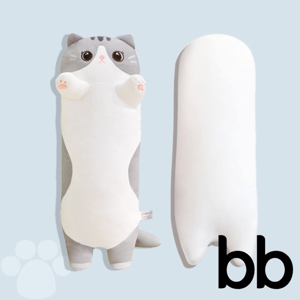 죽부인 냉감 수면 바디필로우 꿀잠 시원한 침대 긴 커버 쿠션 쿨 대형 베개 그레이 70cm - 상세 이미지 3