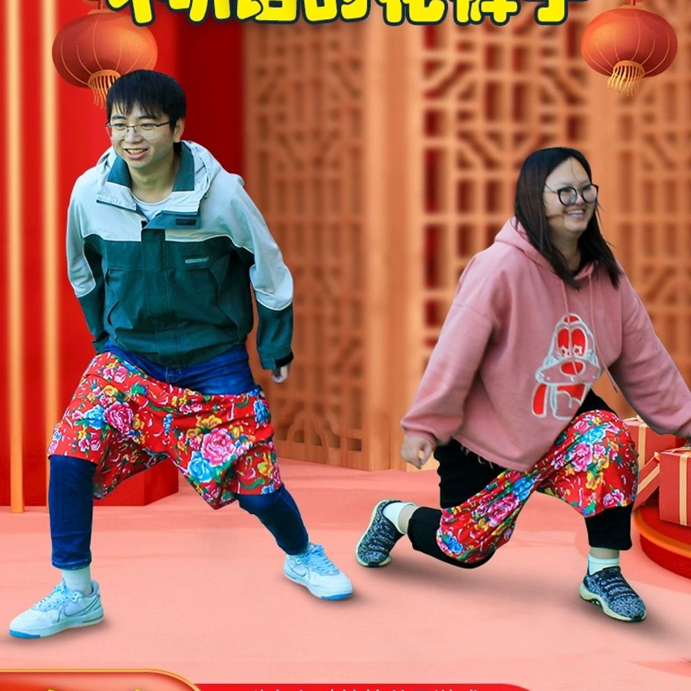골대모자 바구니머리띠 실내 오락 농구 스포츠 바구니 게임 A. 빨간 꽃 바지 짧은 스타일 - 상세 이미지 2