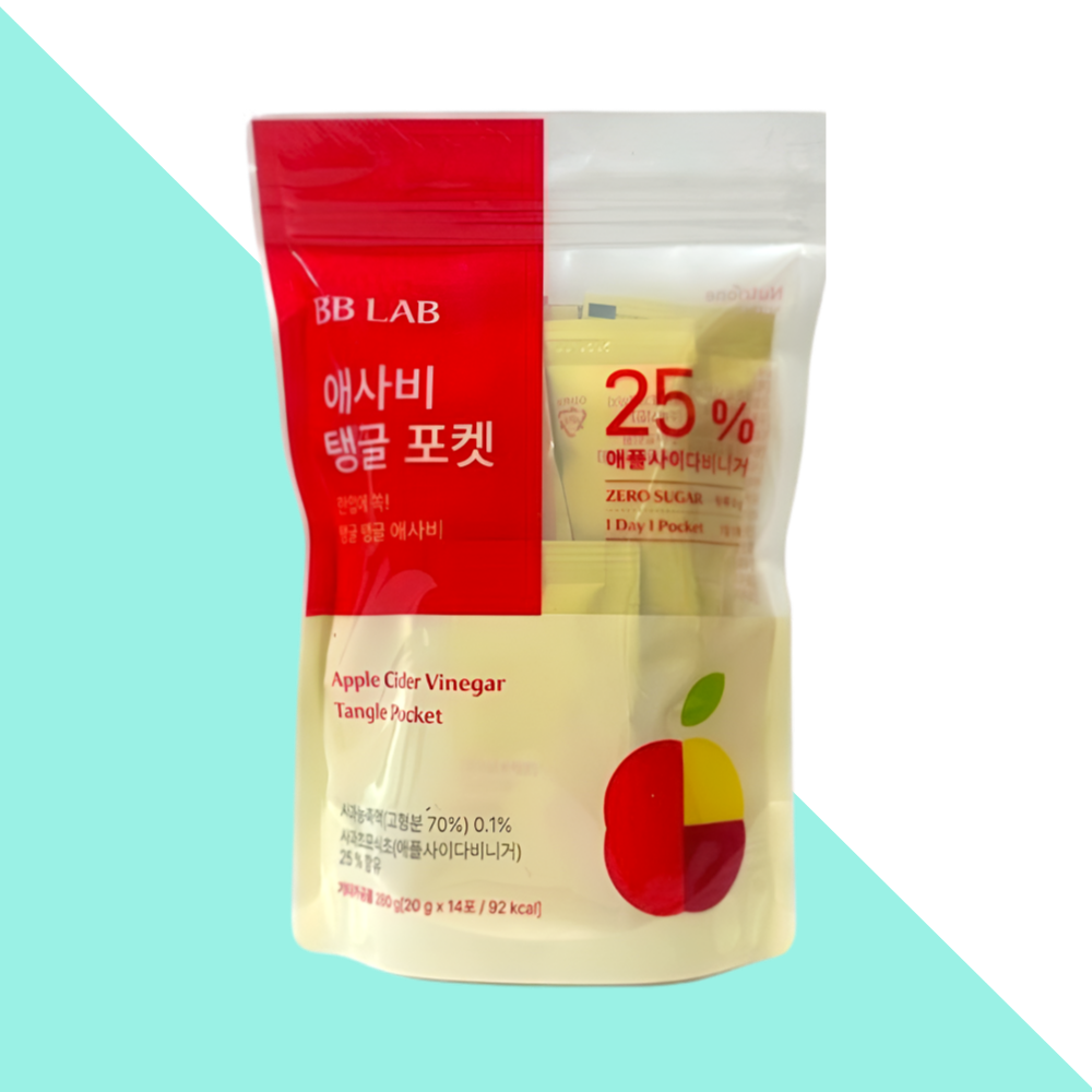 비비랩 애사비 젤리 탱글포켓 애플사이다비니거 14포X1박스 - 상품 이미지