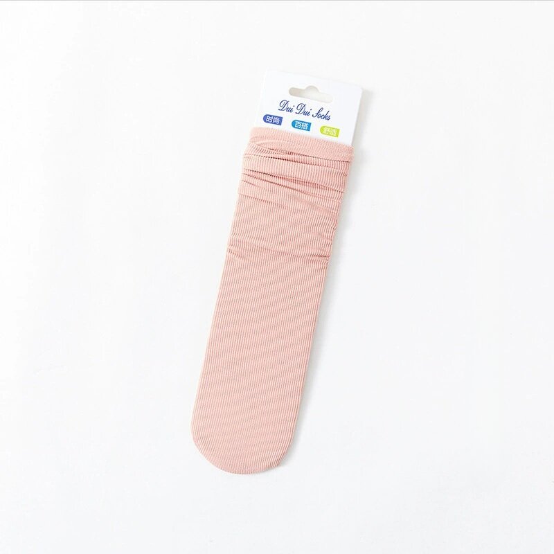 여자양말 14켤레 1세트 중목 학생 패션 컬러 무지 - 상세 이미지 3