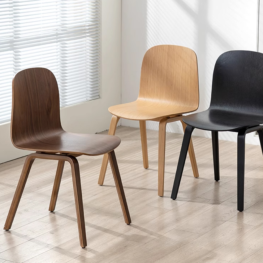 로우바인 편한 원목 다이닝 라운지 체어 Løvein Chair - 상세 이미지 5