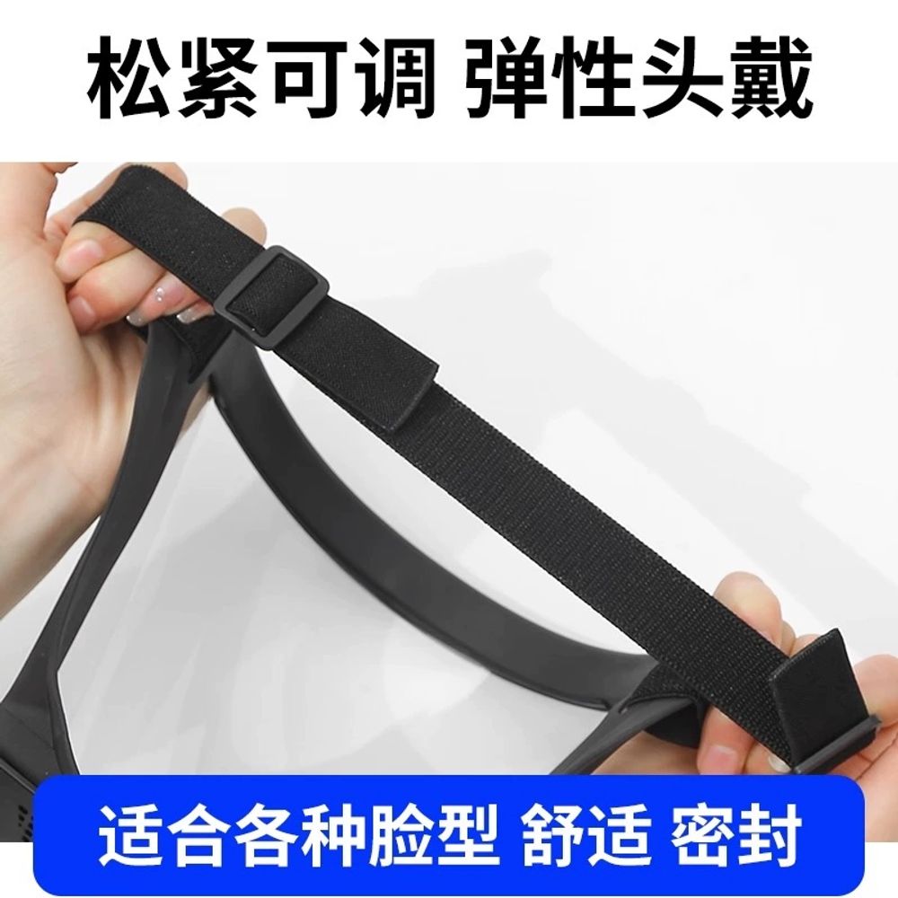 산업용 전면마스크 석면 농약살포 라이딩 호흡 A. 업그레이드 버전 착용감 우수 통기성 이미지 6