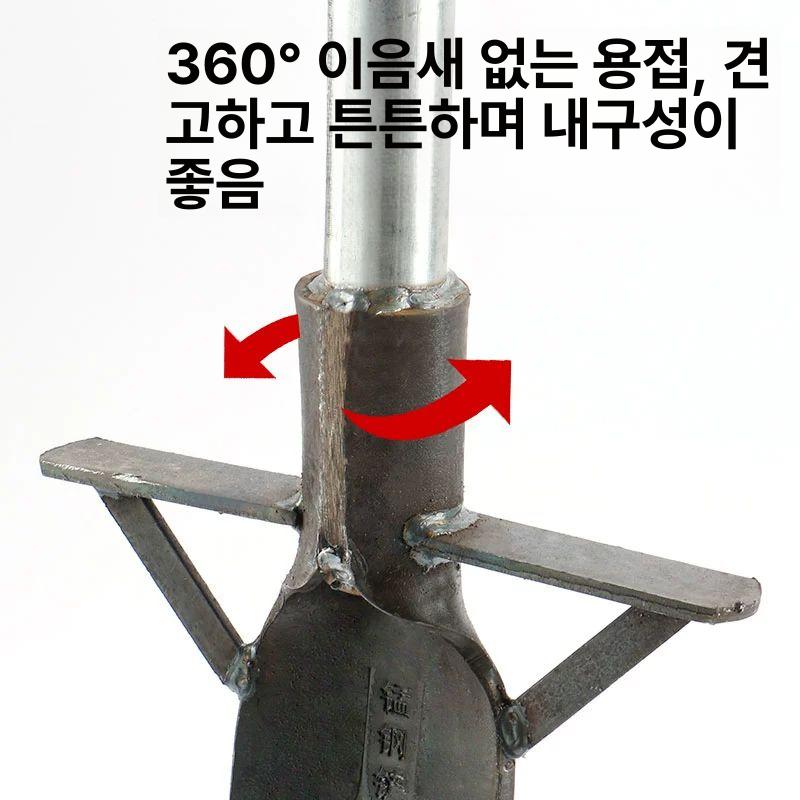 특수삽 나무 파기 조경삽 구멍 구덩이 단독 굴착기 삽날 두꺼운 망강철 35-7 A - 상세 이미지 5