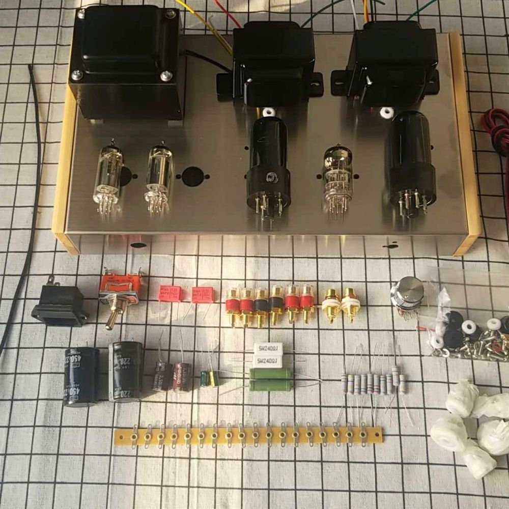 고급오디오 6G2P + 6관 앰프 6P6P 호화 DIY 전자관 전자 무선 A. 표준판 키트 - 상세 이미지 3