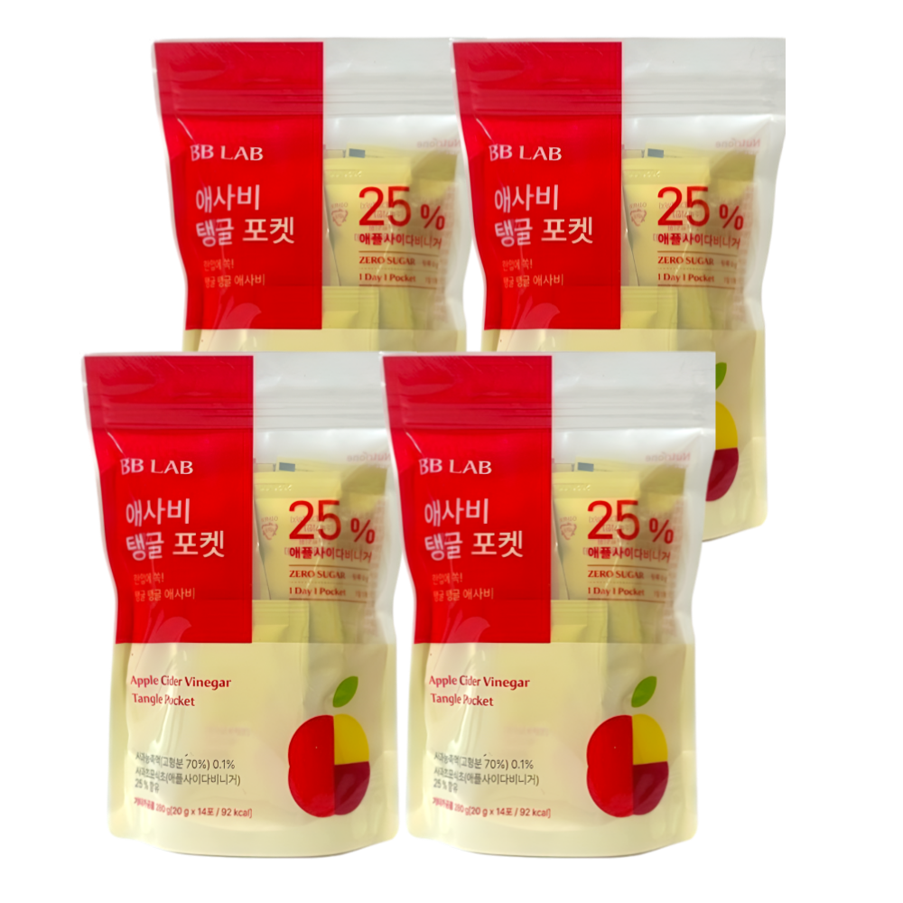 비비랩 애사비 젤리 탱글포켓 애플사이다비니거 14포X4박스 - 상세 이미지 5