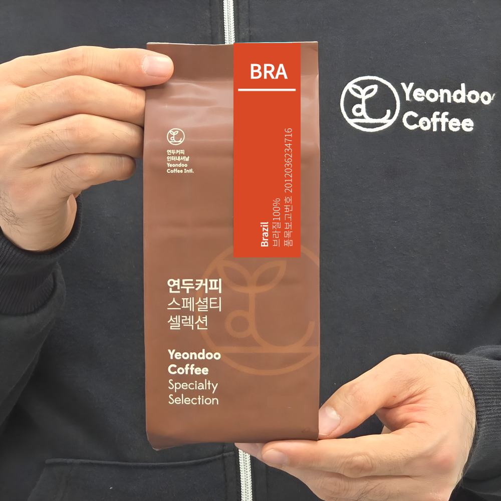 연두커피 맛있는 브라질 갓볶은 로스팅원두 100g - 상품 이미지