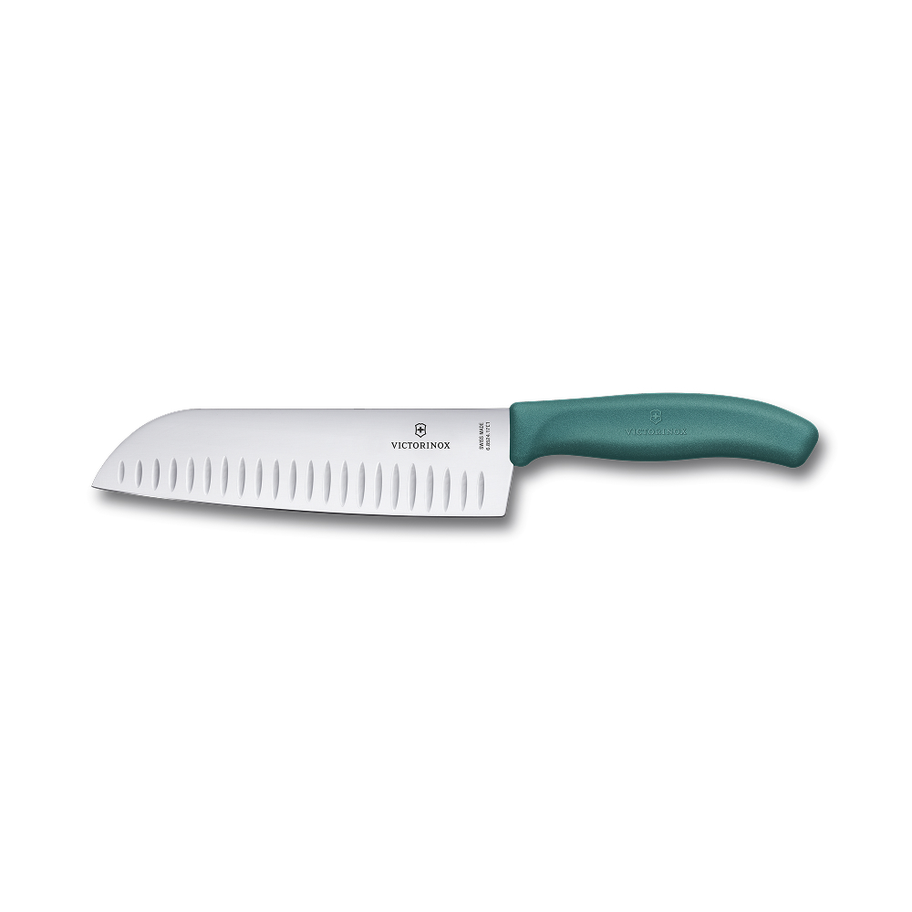 빅토리녹스 스위스 클래식 일자날 산도쿠 나이프 17cm 그린 6.8524.17C1B - 메인 이미지
