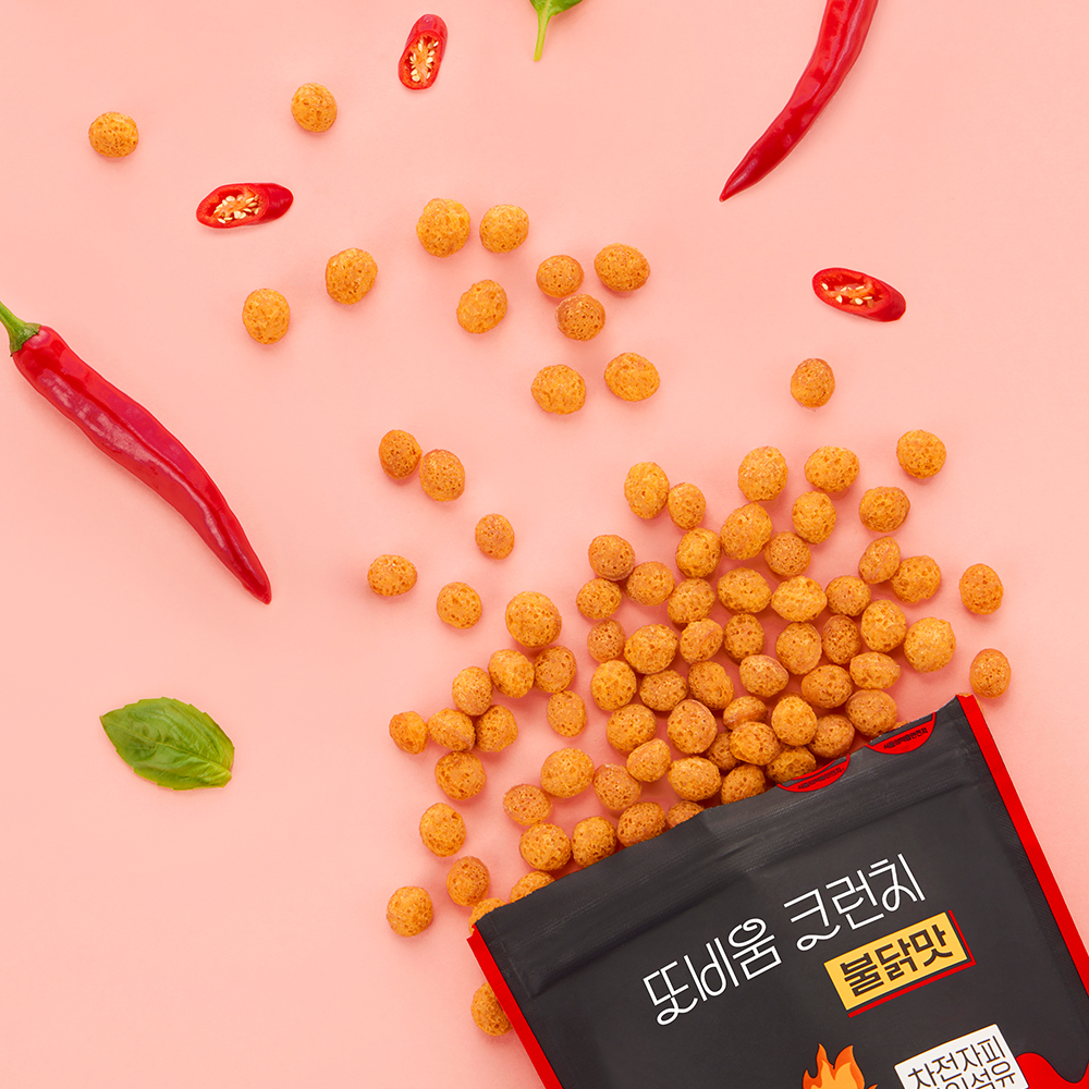 또비움 크런치 불닭맛 차전자피 식이섬유 25g, 6개 - 상세 이미지 2