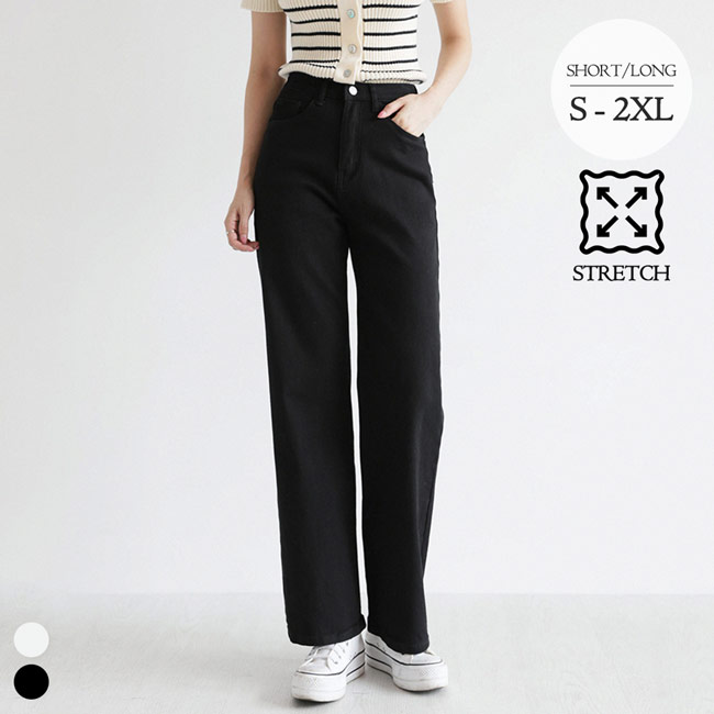 [딱맞진No.15] 3D입체 인밴딩 스판 와이드 팬츠_264744 - 상세 이미지 4