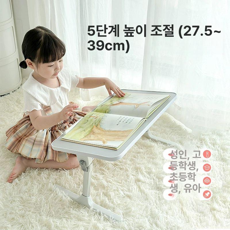 침대책상 매트리스책상 접이식 매트리스 편리한 이동식 T6 우주 실버_5단 조절 + 이동형 바 - 상세 이미지 4