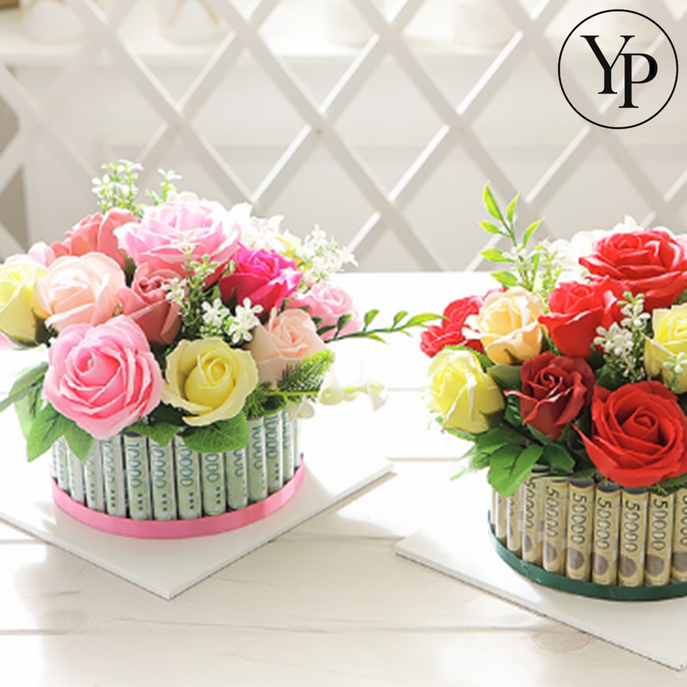 로즈케익 용돈박스 어버이날 플라워 돈케이크 이벤트 칠순잔치 생일 선물 서프라이즈